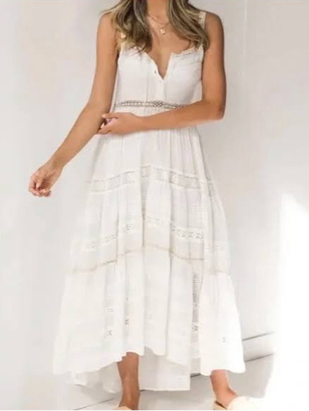 Spell Rare Prairie Girl Lace Sundress Gown Small 2021 Unicorn Tears Drop